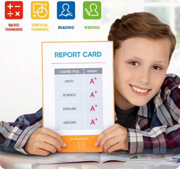 Student working on assignments